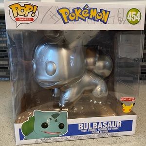Funko Pop Figure Bulbasaur Silver (Pokémon 10in)